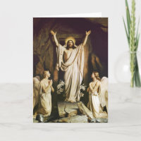 Jesús en la abertura de la tumba