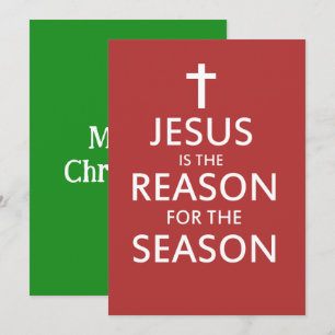 Tarjeta Festiva Jesús es la razón de la temporada