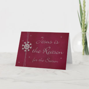 Tarjeta Festiva Jesús es la razón de la temporada