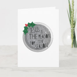 Tarjeta Festiva Jesús es la razón de la temporada