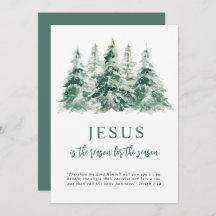 Jesús es la razón para los Navidades de temporada