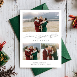 Tarjeta Festiva Jesus Light of the World Religious 3 Photo