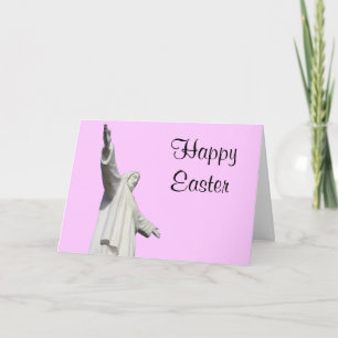 Tarjeta Festiva jesus pink easter