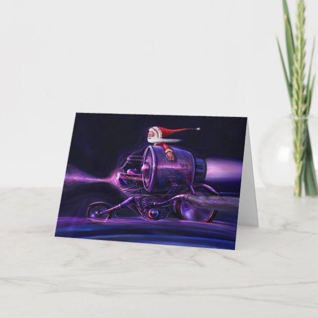 Tarjeta Festiva Jinete de Stardust (Anverso)