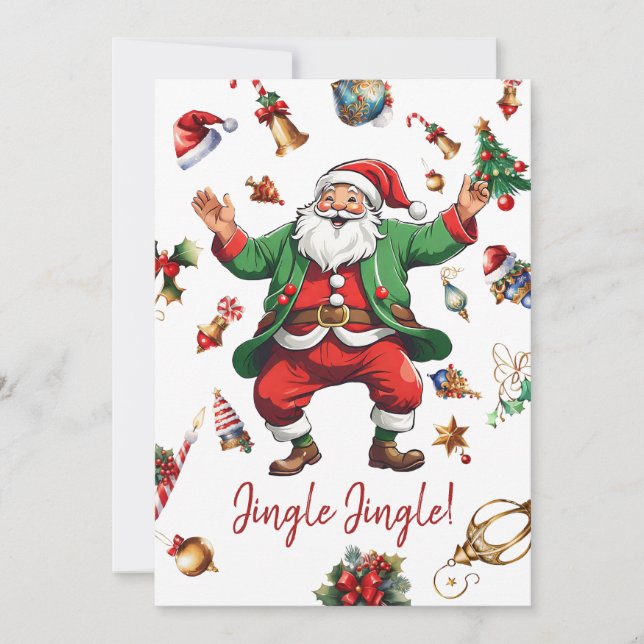 Tarjeta Festiva ¡Jingle! (Anverso)