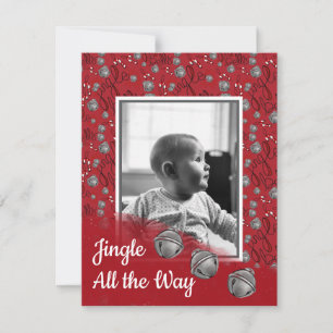 Tarjeta Festiva Jingle all way Navidades Card