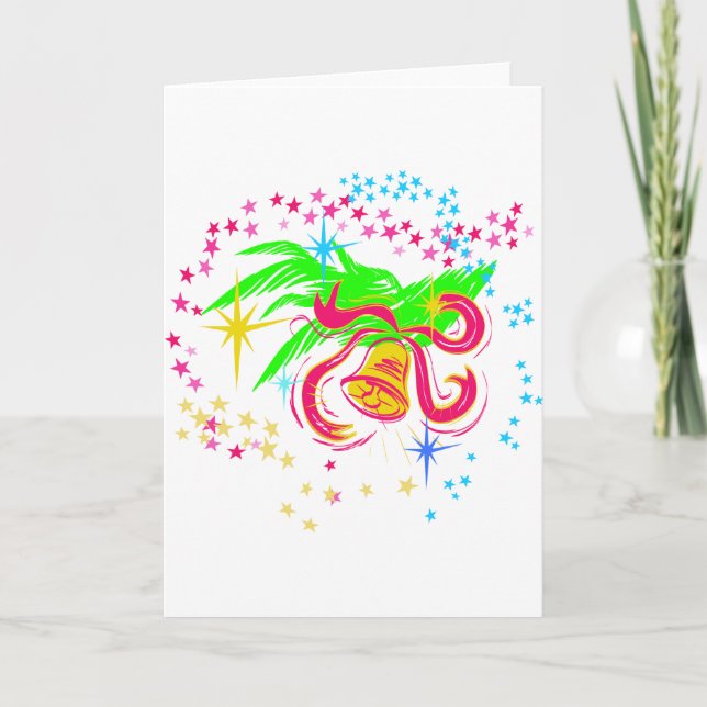 Tarjeta Festiva Jingle Bells (Anverso)