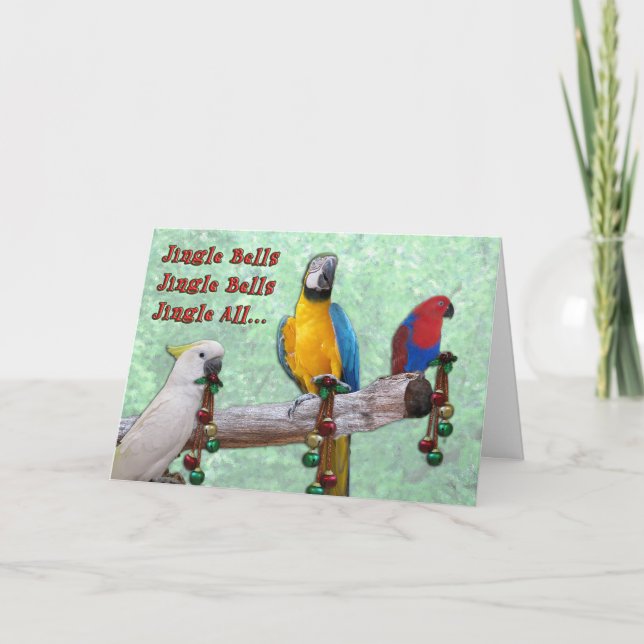 Tarjeta Festiva Jingle Bells (Anverso)