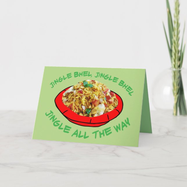 Tarjeta Festiva Jingle Bhel (Anverso)