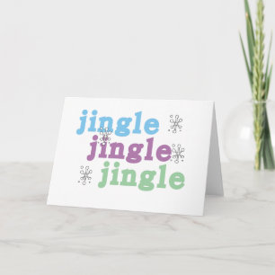 Tarjeta Festiva Jingle Jingle Jingle