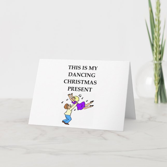 Tarjeta Festiva jitterbug (Anverso)