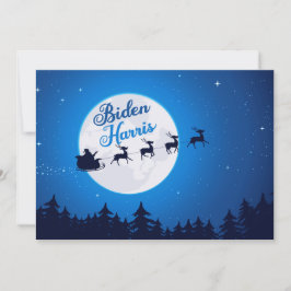 Tarjeta Festiva Joe Biden Kamala Harris Navidades de Santa