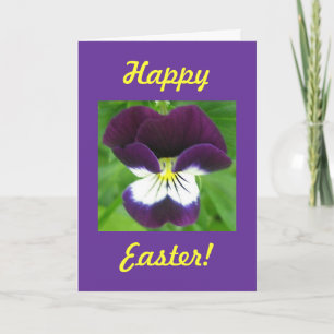 Tarjeta Festiva Johnny Jump Up Happy Easter Card