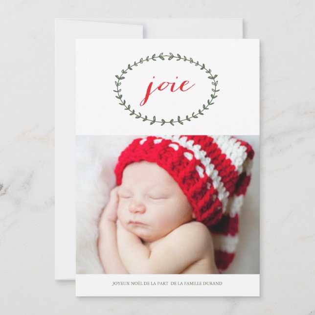 Tarjeta Festiva Joie Pure Carte de Noël (Anverso)