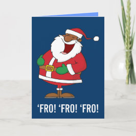 Tarjeta Festiva Jolly Black Saint Nicholas 2