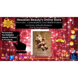 Tarjeta Festiva Jolly Playful Navidades Santa Clause Swing 11