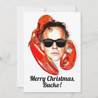 Tarjeta Festiva Jordan Peterson Feliz Navidad, Bucko!