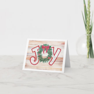 Tarjeta Festiva Joy Holiday Card