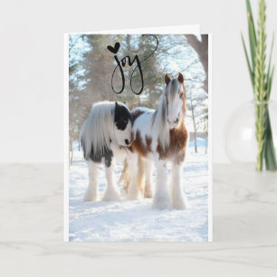 TARJETA FESTIVA JOY JOY JOY Y MARAVILLOSO TIEMPO DEL AÑO