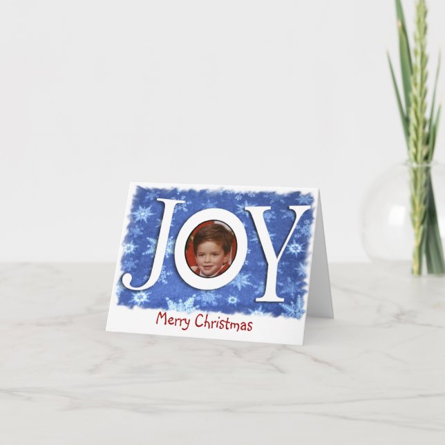 Tarjeta Festiva Joy Navidades Card (Anverso)