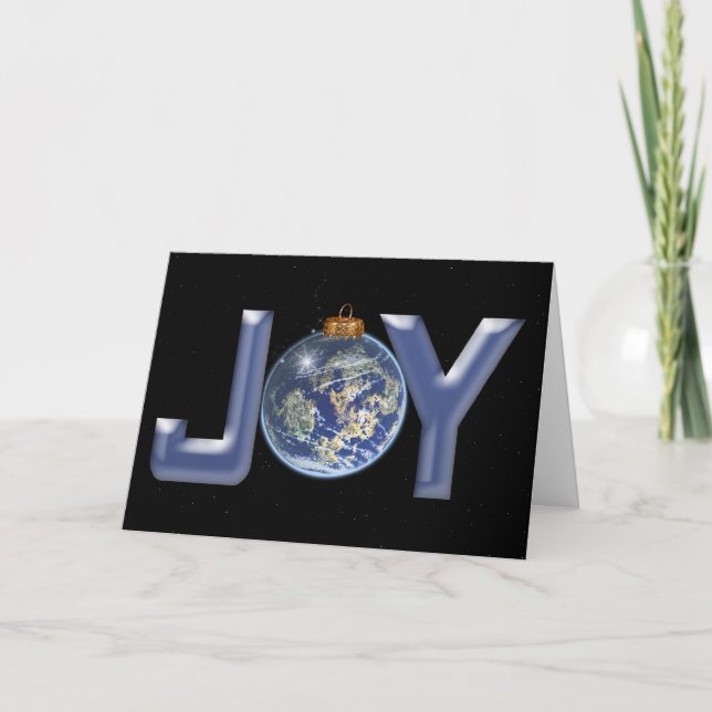 Tarjeta Festiva JOY Navidades World (Anverso)