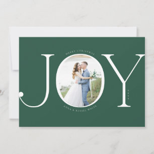 Tarjeta Festiva Joy New-wn Christmas Photo Card