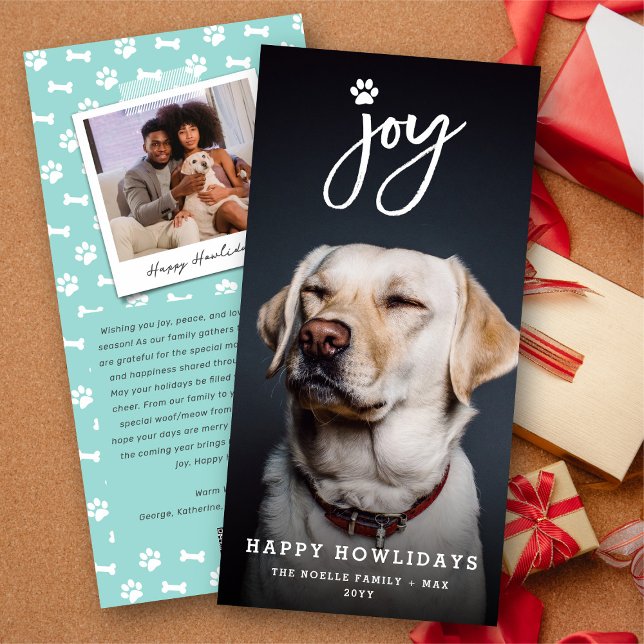 Tarjeta Festiva Joy Paw Pincel de impresión Guión de perro Lover M (Subido por el creador)