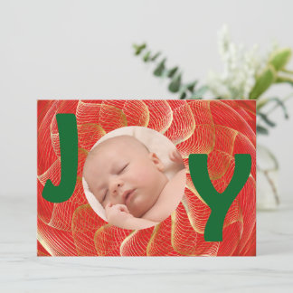 Tarjeta Festiva Joy Photo