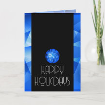 Joya Facetada Minimalista Felices Fiestas