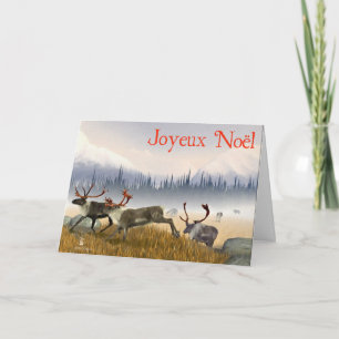 Tarjeta Festiva Joyeux Noё l - Cazadores En La Niebla