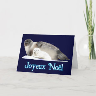 Tarjeta Festiva Joyeux Noё l - Sello de anillo