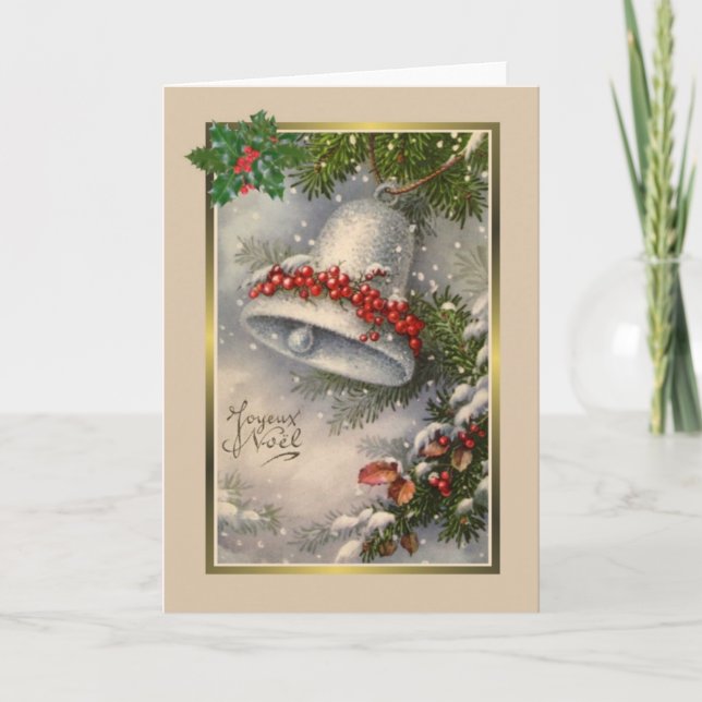 Tarjeta Festiva Joyeux Noel (Anverso)