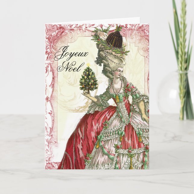 Tarjeta Festiva Joyeux Noel (Anverso)