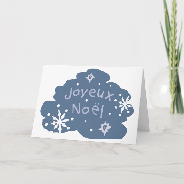 Tarjeta Festiva Joyeux Noel (Anverso)