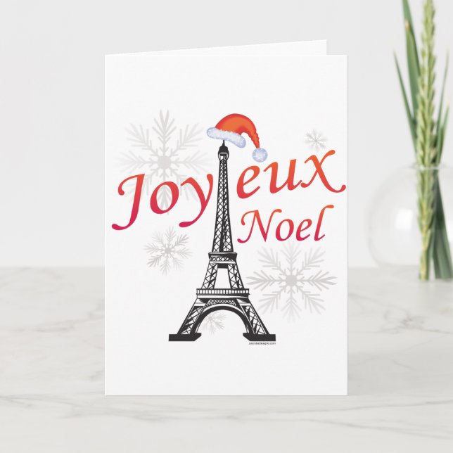 Tarjeta Festiva Joyeux Noel (Anverso)