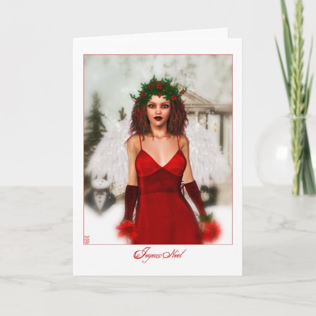 Tarjeta Festiva Joyeux Noel (Anverso)