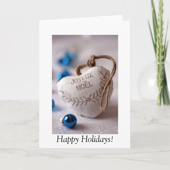 Tarjeta Festiva Joyeux Noel (Anverso)