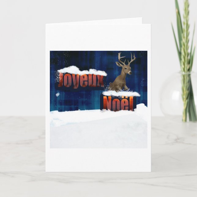Tarjeta Festiva Joyeux Noel 6637 (Anverso)