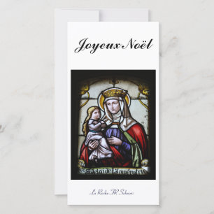 Tarjeta Festiva Joyeux Noël Fotokarte