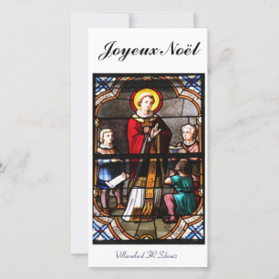 Tarjeta Festiva Joyeux Noël Fotokarte