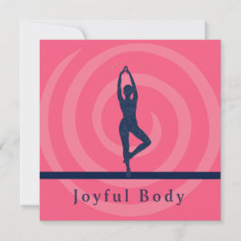 Tarjeta Festiva Joyful Body – Quiet Intention Art Card