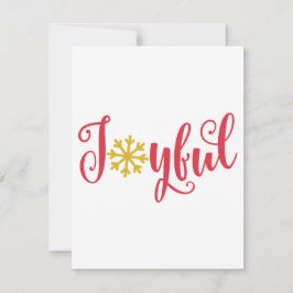 Tarjeta Festiva Joyful Coffee Mug