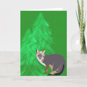 Tarjeta Festiva Joyful Fox 