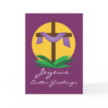 Joyous Easter Greetings Personalizado Card