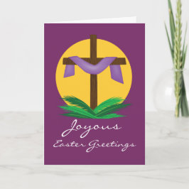 Tarjeta Festiva Joyous Easter Greetings Personalizado Card