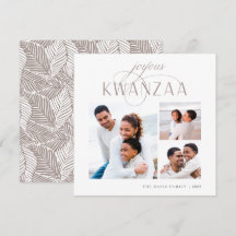 Joyous Flourish | 3 Collage de fotos Kwanzaa