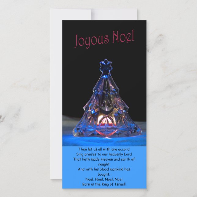Tarjeta Festiva Joyous Noel (Anverso)