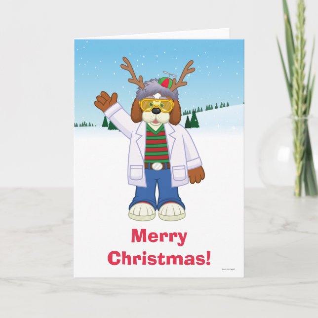 Tarjeta Festiva Jr. de Hausenfeffer del "Goober" de Harold J. (Anverso)