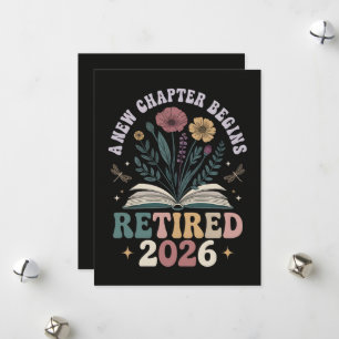 Tarjeta Festiva Jubilado 2026 Un Nuevo Capítulo Comienza