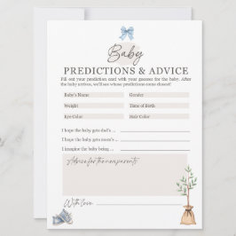 Tarjeta Festiva Juego de Baby Shower Little Sprout